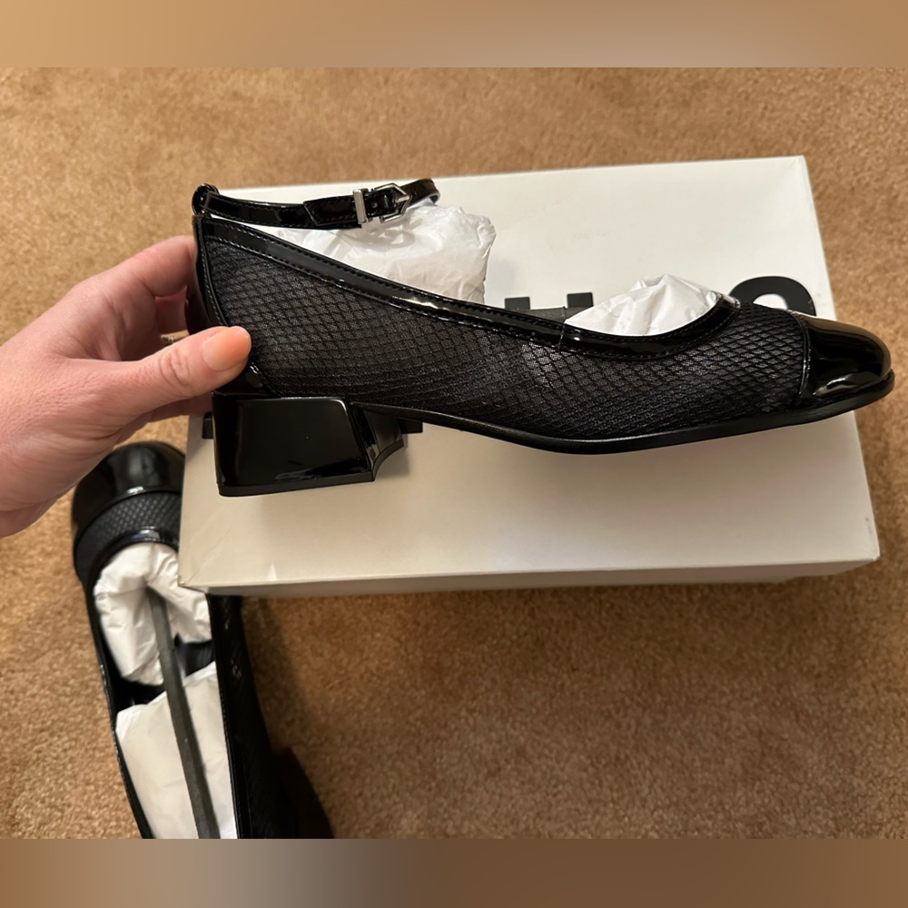 Schutz Dorothy black 2.5” Mesh Pumps Sz 7 - Picture 3 of 9